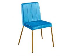 Cribel Sedia Liberty Velluto Blu Sky, 874644.5 (HS 50)(LS 46)