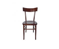 Sedia Milano, Storica e Vintage, in Legno Massello, Vari Colori Disponibili, Ristorante Casa Cucina Sala Interno, 100% Made In Italy (Noce)