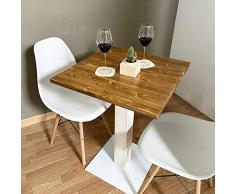 Tavolo bar quadrato con piede centrale 60/70/80cm (80x80)