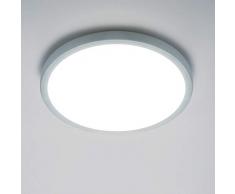 Yafido LED Plafoniera 18W Ultra magro UFO Pannello LED Rotondo Bianco Freddo 6500K 1620LM Lampada da Soffitto per Soggiorno Camera da letto Bagno Cucina Corridoio e Balcone Ø18cm