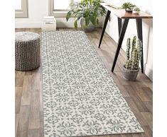 SHACOS Vintage Tappeto in Cotone 60x180 cm Lavabile Tappeto Runner Cucina Cotton Area Tappeti per Soggiorno Camera da Letto Corridoio
