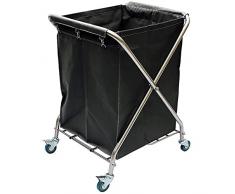 Carrello ospedaliero, portarifornimenti, carrello portabiancheria pieghevole con freno, carrello portabiancheria pieghevole, carrello per la raccolta di hotel, carrello per il servizio in camera