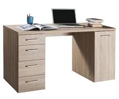 Composad Tavolo Chiudibile Pieghevole Legno da Montare Ciliegio Tl9202 L117H75P35-70