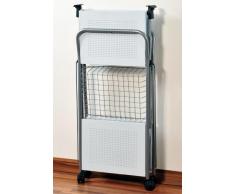 Kesper – Carrello di servizio pieghevole, 5 strati, colore: bianco