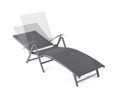 Ultranatura Sdraio in alluminio, serie Korfu - Basic, Grigio