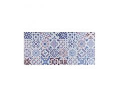 MONTEMAGGI Passatoia Tappeto Cucina Cementine Fantasy Arabesque 60X130X0.4 cm Variante Unica