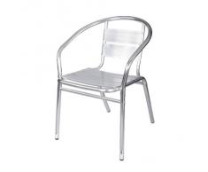 PAPILLON - Terrazza sedia in alluminio / braccio impilabile
