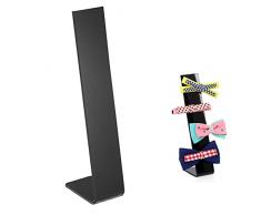 L-shaped Vetrinetta Espositore, Porta Orecchini a Forma di L Espositori per Gioielli a Forma di L Supporto per Collana in Acrilico Supporto per Gioielli Espositore, per Lesposizione Delle Forcine