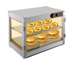 800W 30-85°C Scatole Espositive Calde Da Banco Per Pane, Vetrina Del Riscaldamento Vetrina Superiore Contatore Caldo Della Tenuta DellAcciaio Inossidabile