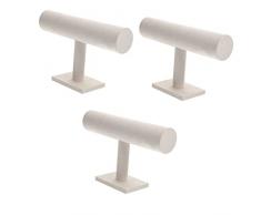 Cabilock 3Pcs Braccialetto Display Stand Banco Di Mostra Della Collana Gioielli Vetrina Scrunchies Titolare Collana Organizzatore Basamento Braccialetto Basamento Vetrina