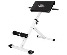 TecTake 402266 Panca Dorsali Addominali Fitness Palestra Allenamento Schiena Pieghevole | Altezza dell'Imbottitura Regolabile in 5 Diverse Posizioni