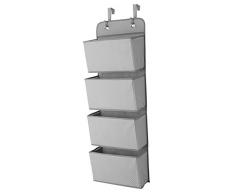 Delta Children 4 Pocket Hanging Wall Organizer, Dove Grey by Delta Children