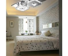 24W LED Disegno di cristallo Lampada a sospensione lampada a soffitto pendente di luce Lampadario Bianco Freddo creativa