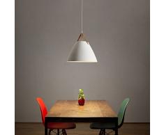 SUO Personalità nordica creativa minimalista ristorante d'arte bar caffetteria tavolo singolo lampadari in alluminio,UN,Testa singola DEN