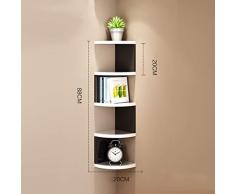 GLJJQMY - Mensola angolare per Camera da Letto, Soggiorno, Sala da Pranzo, mensola, da Appendere al Muro, libreria ad Angolo, 20 x 88 x 20 cm