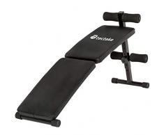 TecTake Panca per Addominali Fitness Palestra Pesi Allenamento Pieghevole Regolabile | ca. 120x33x63 cm