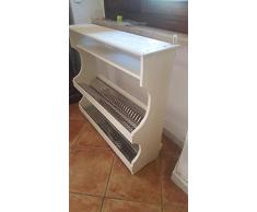 Barby creazioni piattaia Fatta a Mano Bianca