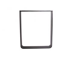 Tavolo con struttura in acciaio grezzo tgf100 K base tavolo kufe pattini struttura rotondo curvato Klarlack profilo 100 X 10, 700 mm - 1 Stück (1 Rahmen)