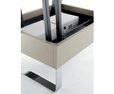Ideapiu Idea TAVOLINI,TAVOLI,Console TRASFORMABILI TAVOLINO TRASFORMABILE in Tavolo da Pranzo 80X80X41H A 160X80X74H