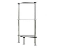King Moderno scaffale ad Angolo mensola Bagno Rack Storage System vetrina