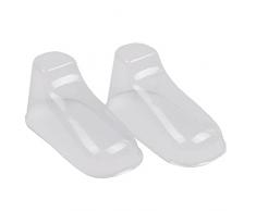 Plastica Trasparente del Bambino del Capretto Piedi Mostra Baby Booties Shoes Calzino Etc Esclusiva di Scarpe del Bambino degli Alberi Scarpe Vetrina 10 Paia