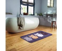 ForceSthrength Tappeti da Cucina Creative Kawaii Welcome Tappeti da Bagno con Stampa Animalier
