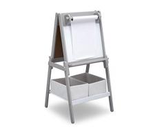 Delta Children Cavalletto in Legno con Contenitore, Grey