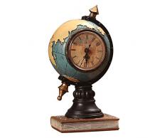 poetryer - Palloncino per la Vendita di Orologi da scrivania, 12 x 24 cm, Decorazione Antica Mondo educativo Iniziale Sala da Pranzo TV Blu