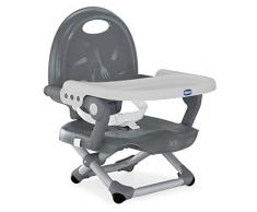 Chicco Pocket Snack Rialzo Sedia Per Bambini 6 Mesi, 3 Anni (15 Kg), Grigio, ‎36 X 33 X 35 Cm, 2 Kg, ‎36 x 33 x 35 cm, 2 Kg