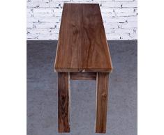 OPIUM OUTLET Panca in legno Tavolo, poltrone e panca Teck Indonesia stile coloniale, 150 cm