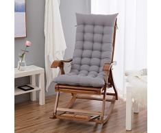 OR&DK Pieghevole Cuscino Sedia A Dondolo Senza Sedia, Lounge Cuscino di Seduta Sedia per Il Tempo Libero Morbido Schienale Cuscino per Divani Antiscivolo-D 48x122cm(19x48inch)
