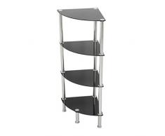King Moderno scaffale ad Angolo mensola Bagno Rack Storage System vetrina