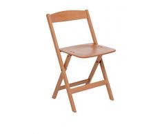 Foppapedretti Luna Sedia pieghevole, Noce