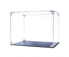 RT-OSXE Vetrina Acrilica Trasparente, Scaffale per Organizer Antipolvere Rimovibile, Scatola Espositiva per Riporre Il Controsoffitto del Cubo per Modelli Collezione Giocattoli Gioielli