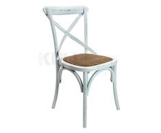 KullDesign.com- Sedia coloniale. Ispirata al modello 150 di Thonet bianco vintage
