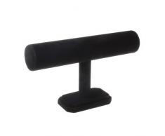 DISPLAY ESPOSITORE PORTA BRACCIALE VELLUTO NERO 25x15cm