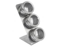 Equinox 508939 - Portaspezie magnetico, 6,5 cm, set da 3 pezzi