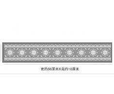 Adesivo murale decorazione della stanza decorazione della parete Adesivi da Parete Removibili/Stickers Murali/Decorazione Murale Mall shop vetrinetta ad angolo vetrina vetrina linea vita pizzo carta, larghezza 56 * altezza 10cm