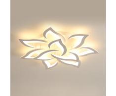 DAXGD Lampadario camera da letto, Plafoniera LED Soffitto Moderna 90W, Lampadari LED da soffitto 3000K 10 Luci per soggiorno, sala da pranzo, camera da letto, Dia 83cm