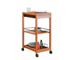 Foppapedretti Servi-Tu Carrello da Cucina, in Legno, Noce