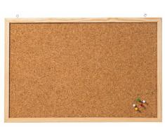 Franken CC-KT60100 - Bacheca messaggi in sughero, dimensioni: 60 x 100 cm, colore: Marrone