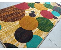 BuyElegant Bolle Area Tappeto Poliestere Pavimento Tappeto Super Assorbente Eco-Friendly in Lattice Antiscivolo Tappeti per La Cucina camere da Letto Sala Conservatorio 150 x 80 cm