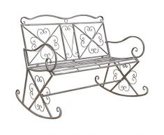 Panca da Giardino per Esterni, Sedia a Dondolo da Cortile da Giardino, Sedia a Dondolo Doppia Vecchia Vuota Vintage, Sedile da Altalena per Balcone, Adatto per Cortile, Prato, Balcone