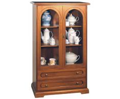 Vetrinetta classica 2 ante e 2 cassetti