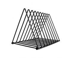 Vetrinetta di grande capacità, Scaffale per LP in metallo per sala da pranzo per studenti - Negozio di dolci Decorazioni per ingresso camera da letto Negozio di libri (Colore: Nero, Dimensioni: staffa