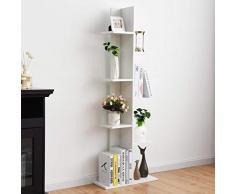 Generic lay armadio bianco display vetrina libreria mensola libreria media R Med fioriere Ase m supporto angolare fioriere PL piante Decor o