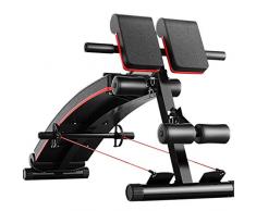 A2m-czw 4-in-1 Attrezzatura per Il Fitness Multifunzione Domestica, tavoletta Regolabile/Bordo Addominale/Sedia Romana/Panca con manubri per Cuscino Addensato (carico Massimo 440 lbs)