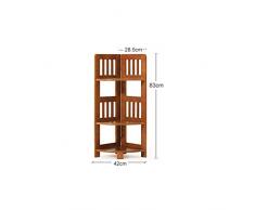LXDDP Ripiano angolare - Scaffale per scaffali espositori per scaffali ad Angolo in Legno - Semplice ripiano per casa, Camera da Letto, Soggiorno, Cucina