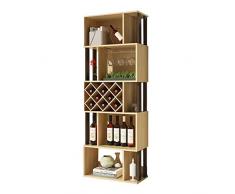 FPigSHS Porta Bottiglie da Vino Cantinetta for Vini Vetrinetta Vetrina Armadio divisorio Espositore a Terra Scaffale a Muro Multifunzione Contatore Bar da Soggiorno Soggiorno Cantina