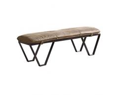 YCSD semplicità Moderna Ottomano Panchina Ecopelle Imbottito E Ferro Fram Camera da Letto Sgabello da Letto Sgabello da Divano Sgabello per Medicazione (Size : 120×39×40cm)